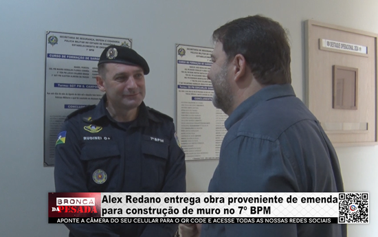 Alex Redano Entrega Obra Proveniente De Emenda Para Constru O De Muro