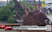 Estragos do temporal: cobertura metálica é arrancada pela força do vento em Cacoal – Vídeo