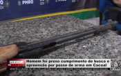 Homem é preso em Cacoal durante cumprimento de mandado de busca e apreensão por posse de arma – Vídeo