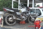 ARIQUEMES: Patrulha Bravo recupera motocicleta que foi abandonada