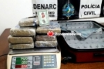 PORTO VELHO: Denarc prende mulher com quase 10 quilos de droga que ia para Santa Catarina