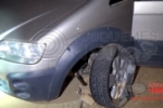 ARIQUEMES: Condutor fura bloqueio de Blitz, foge em alta velocidade e colide com viatura da PM