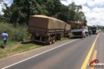 Jovem perde a vida em acidente envolvendo moto e carreta bi–trem na BR 364, entre Médici e Ji–Paraná