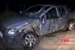 ARIQUEMES: Colisão de veículos resulta em capotamento e vítimas feridas na RO–459