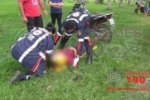 ARIQUEMES: Colisão de motos deixa vítimas feridas na Av. Capitão Sílvio