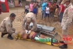 ARIQUEMES: Colisão de moto e caminhonete deixa mulher gravemente ferida no Setor 11