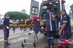 ARIQUEMES: Duas pessoas ficam feridas em acidente entre motos na Av. Tancredo Neves