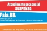 Ariquemes: Ouvidoria Municipal suspende atendimento presencial.