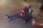 ARIQUEMES: Motociclista colide com cachorro e fica ferido no Setor 09