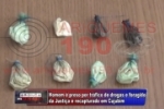 CUJUBIM: Homem é preso por tráfico de drogas e foragido da Justiça é recapturado – Vídeo