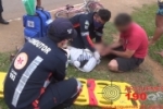 ARIQUEMES: Criança de 9 anos fica ferida após colisão com moto na Av. JK – Motociclista evadiu–se do local