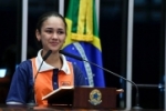 Confúcio Moura parabeniza vereadora eleita de Buritis que participou do programa Jovem Senador em 2019