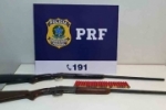 Em menos de 10 horas PRF em Rondônia apreende 4 armas de fogo