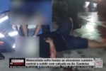Motociclista sofre lesões ao atravessar canteiro central e colidir com calçada na Av Candeias