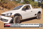 Polícia Miliar recupera veículo furtado utilizado em outros furtos – Vídeo