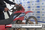 PM apreende motocicleta com placa adulterada em Monte Negro – Vídeo