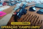 OPERAÇÃO CAMPO LIMPO: Casal acusado de praticar homicídio em Porto Velho é preso em posse de Arma de Fogo