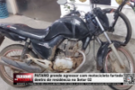 PATAMO prende agressor com motocicleta furtada dentro de residência no Setor 02 – Vídeo