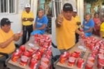 Vídeo: pré–candidato a vereador distribui mortadela para a população no interior do Pará – Vídeo
