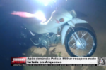 Após denúncia Polícia Militar recupera moto furtada em Ariquemes – Vídeo
