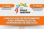 Prefeitura de Ariquemes convoca proponentes para apresentar projetos referente a Lei Paulo Gustavo