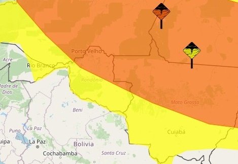 Inmet Emite Dois Novos Alertas Para Chuvas Intensas Em Rond Nia Para Este Final De Semana