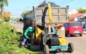 Prefeitura de Ariquemes promove gestão dos resíduos verdes utilizando triturador de galhos