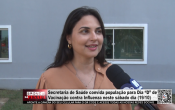 Secretaria de Saúde convida população para Dia "D" de Vacinação contra Influenza neste sábado dia (19/10) – Vídeo