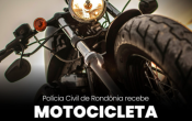 POLÍCIA CIVIL DE RONDÔNIA RECEBE MOTOCICLETA UTILIZADA EM CRIMES DE TRÂNSITO APÓS OPERAÇÃO “ROLEZINHO DA MORTE”