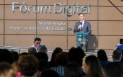 Deputado Delegado Lucas representa ALE–RO na inauguração de Fóruns Digitais