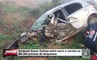Acidente Grave: Colisão entre carro e carreta na BR–364 próximo de Ariquemes – LIVE: ESTAMOS NO AR! PROGRAMA BRONCA DA PESADA