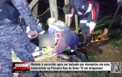 Homem é socorrido após ser baleado por elementos em uma motocicleta na Primeira Rua do Setor 10 em Ariquemes – LIVE: ESTAMOS NO AR! PROGRAMA BRONCA DA PESADA