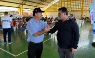 Deputado Pedro Fernandes acompanha ação do Rondônia Cidadã em Monte Negro