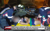 SAMU socorre ciclista que colidiu com caminhonete na Av. Jaru próxima a Rua Orquídeas no Setor 04 em Ariquemes – Vídeo