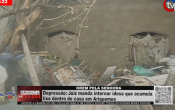 Depressão: Juiz manda internar idosa que acumula lixo dentro de casa em Ariquemes – Vídeo