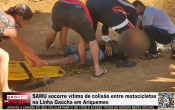 SAMU socorre vítima de colisão entre motocicletas na Linha Gaúcha em Ariquemes – LIVE: ESTAMOS NO AR! PROGRAMA BRONCA DA PESADA