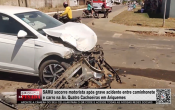 SAMU socorre motorista após grave acidente entre caminhonete e carro em Ariquemes – Vídeo