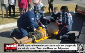 SAMU socorre homem inconsciente após ser atropelado por veículo na Av. Tancredo Neves em Ariquemes – LIVE: ESTAMOS NO AR! PROGRAMA BRONCA DA PESADA