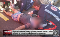 Idosa sofre queda e fica em estado grave após cachorro entrar na frente de motoneta em Ariquemes – Vídeo