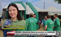 SENAR e Sindicato Rural presentes na AGROARI com a realização de cursos e palestras – Vídeo