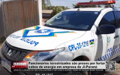 Funcionários terceirizados são presos por furtar cabos de energia em empresa de Ji–Paraná  – Vídeo