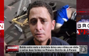 Colisão entre moto e bicicleta deixa um morto e dois feridos no 1º distrito de Ji–Paraná – Vídeo