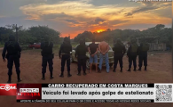 Carro recuperado em Costa Marques após golpe de estelionato – Vídeo