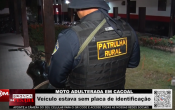 MOTO ADULTERADA EM CACOAL – Veículo estava sem placa de identificação – Vídeo