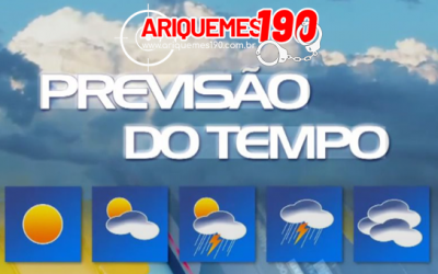 Previs&atilde;o do tempo para Ariquemes (RO) &ndash; Hoje e pr&oacute;ximos dias