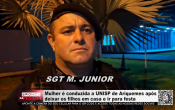 Mulher &eacute; conduzida a UNISP de Ariquemes ap&oacute;s deixar os filhos em casa e ir para festa &ndash; V&iacute;deo