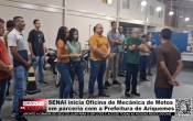 SENAI inicia Oficina de Mec&acirc;nica de Motos em parceria com a Prefeitura de Ariquemes &ndash; V&iacute;deo