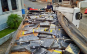 NO PARAN&Aacute;: Caminh&atilde;o com placa de PVH &eacute; apreendido com 1,6 tonelada de maconha