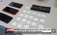 PATAMO prende homem por tr&aacute;fico de drogas ap&oacute;s persegui&ccedil;&atilde;o no Setor 02 em Ariquemes &ndash; V&iacute;deo