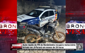 A&ccedil;&atilde;o r&aacute;pida da PM de Rondol&acirc;ndia recupera motocicleta furtada em Ji Paran&aacute; em menos de 24 horas &ndash; V&iacute;deo